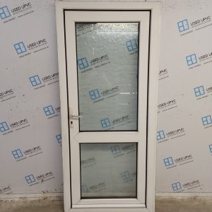 Used White Upvc Back Door 925mm x 2040mm (Reduce To 905mm) SC805