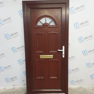 Used Woodgrain Upvc Front Door 920mm x 2035mm SC811