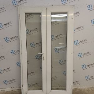 Used White Upvc French Doors 1190mm x 2045mm EA23