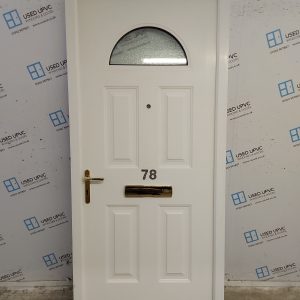 Used White Composite Front Door 970mm x 2160mm SC815