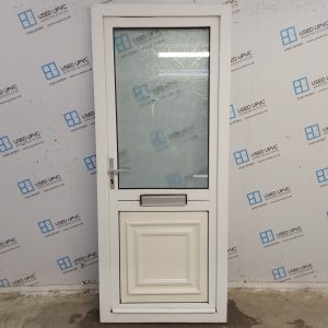 Used White Upvc Front Door 845mm x 2040mm SC818