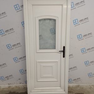 Used White Upvc Back Door 875mm x 2010mm SC819