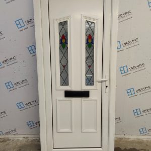 Used White Upvc Front Door 910mm x 2040mm SC820
