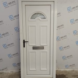 Used White Upvc Front Door 940mm x 2095mm SC822