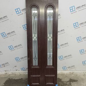 Brand New Rosewood Upvc Back Door Panel 604mm x 1772mm x 28mm NDP120