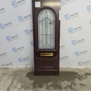 Brand New Rosewood Upvc Front Door Panel 612mm x 1738mm x 28mm NDP113