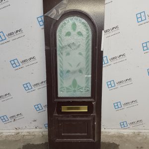Brand New Rosewood Upvc Front Door Panel 626mm x 1776mm x 28mm NDP134