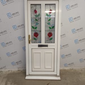 Used White Upvc Front Door 905mm x 2070mm 0799