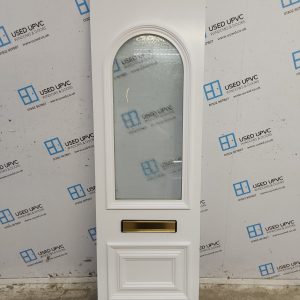 Used White Upvc Front Door Panel 589mm x 1920mm x 28mm UFDP0082