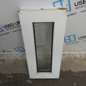 Used White Upvc Window 265mm x 610mm W0401
