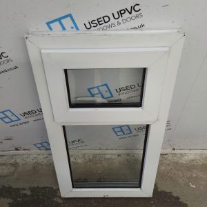 Used White Upvc Window 500mm x 910mm W0386
