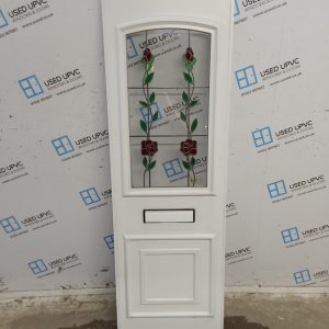 Used White Upvc Front Door Panel 582mm x 1797mm x 24mm 24UFDP022
