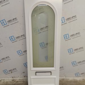 Used White Upvc Front Door Panel 618mm x 1796mm x 28mm UFDP0087