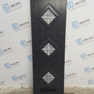 Brand New Anthracite Grey Upvc Front Door Panel 585mm x 1811mm x 28mm NDP41