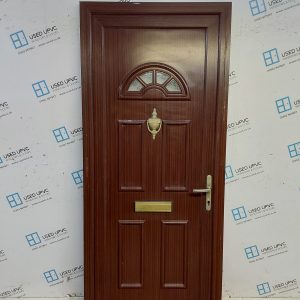 Used Woodgrain Upvc Front Door 930mm x 2170mm 0045