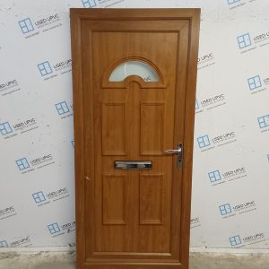 Used Oak Upvc Front Door 930mm x 2060mm 0027