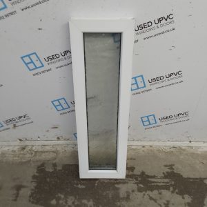 Used White Upvc Window 300mm x 975mm W0200