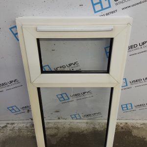 Used White Upvc Window 615mm x 1155mm USW189
