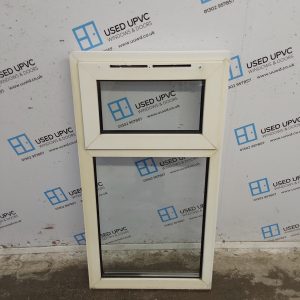 Used White Upvc Window 615mm x 1155mm OBSW048