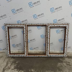 Brand New Oak Upvc Window (Unglazed) 1825mm x 1020mm C5035