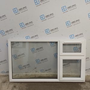 Used White Upvc Window 1815mm x 1030mm C12W028