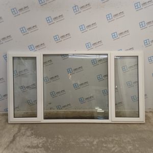 Used White Upvc Window 2460mm x 1305mm C10W17