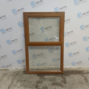 Used Oak Upvc Window 1020mm x 1630mm SC7W08