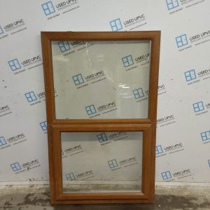 Used Oak Upvc Window 1020mm x 1630mm SC7W17