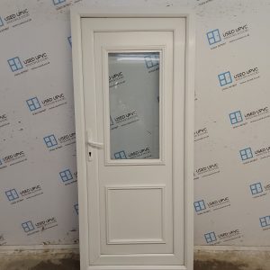 Used White Upvc Back Door 900mm x 2050mm 0652