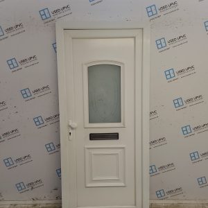 Used White Upvc Front Door 920mm x 2055mm C7D002