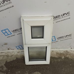 Used White Upvc Window 330mm x 655mm NWS2008
