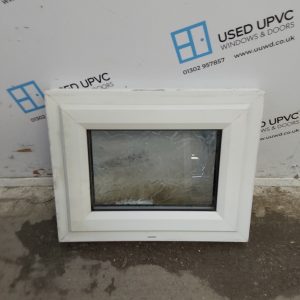 Used White Upvc Window 610mm x 480mm NWS2010