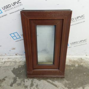 Used Woodgrain Upvc Tilt and Turn Window 440mm x 750mm NWS2012