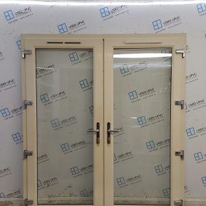 Used Cream Upvc French Doors 1800mm x 2060mm EA7