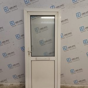 Used White Upvc Front Door 815mm x 1975mm 0388