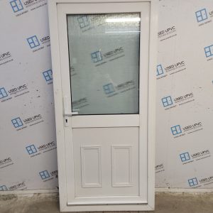 Used White Upvc Back Door 940mm x 2030mm 0052