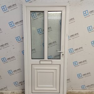 Used White Upvc Back Door 905mm x 2040mm SC805