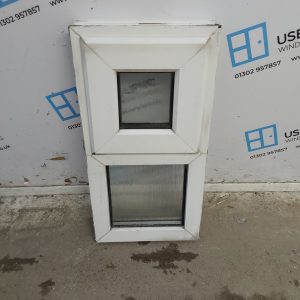 Used White Upvc Window 335mm x 655mm NWS2030