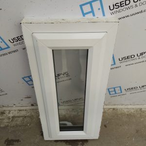 Used White Upvc Window (Triple Glazed) 400mm x 880mm NWS2034