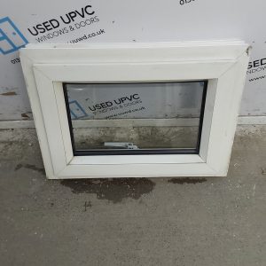 Used White Upvc Window 585mm x 415mm NWS2038