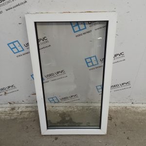 Used White Upvc Window 570mm x 1000mm NWS2041