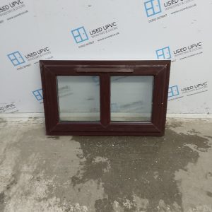 Used Rosewood Upvc Window 910mm x 570mm NWS2050
