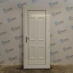 Used White Upvc Back Door (Outwards Opening) 900mm x 2100mm SC834