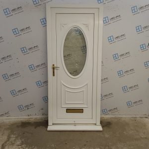 Used White Upvc Front Door 920mm x 2095mm SC804