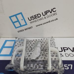 Brand New White MILA Security Door Handles
