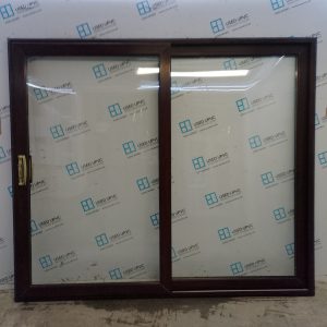 Used Rosewood Upvc Sliding Patio Doors 2380mm x 2040mm EA14