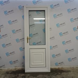 Used White Upvc Back Door 825mm x 2170mm SC818