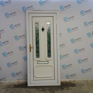 Used White Upvc Front Door 905mm x 2070mm 0262