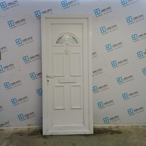Used White Upvc Front Door 880mm x 2100mm SC2D002