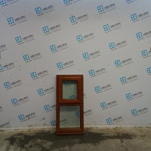 Used Oak Upvc Window 480mm x 1030mm NWS2064
